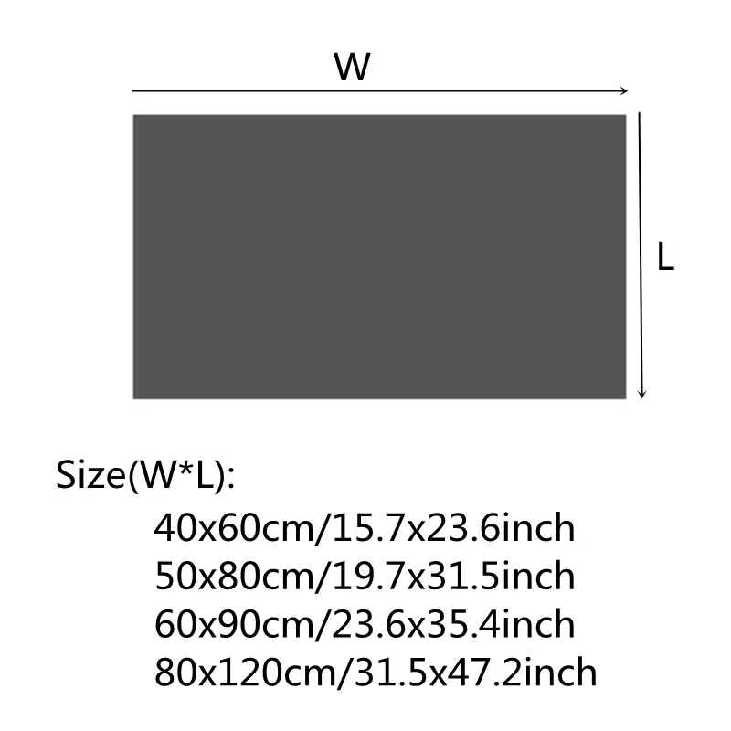 50*80CM Tea Table Home Carpet  Bathroom Kitchen Water-absorbent Foot Mats Living Room Non-Slip Decorative Mat Home Decoration