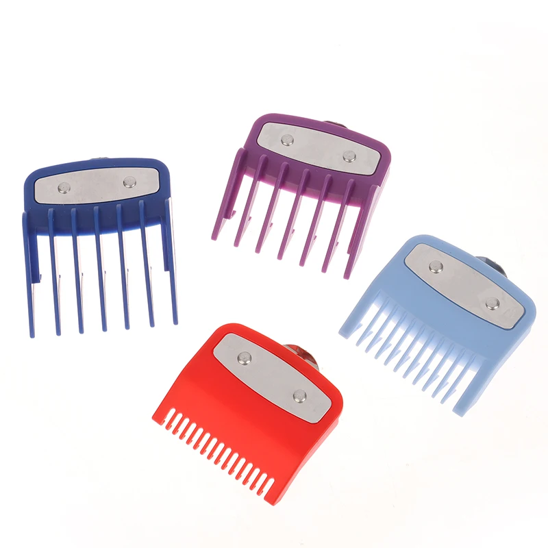 8 Pcs/lot Brand New Professional Hair Clipper Limit Comb Cutting Guide Combs 1.5/3/4.5/6/10/13/19/25MM Set Barber Accessories