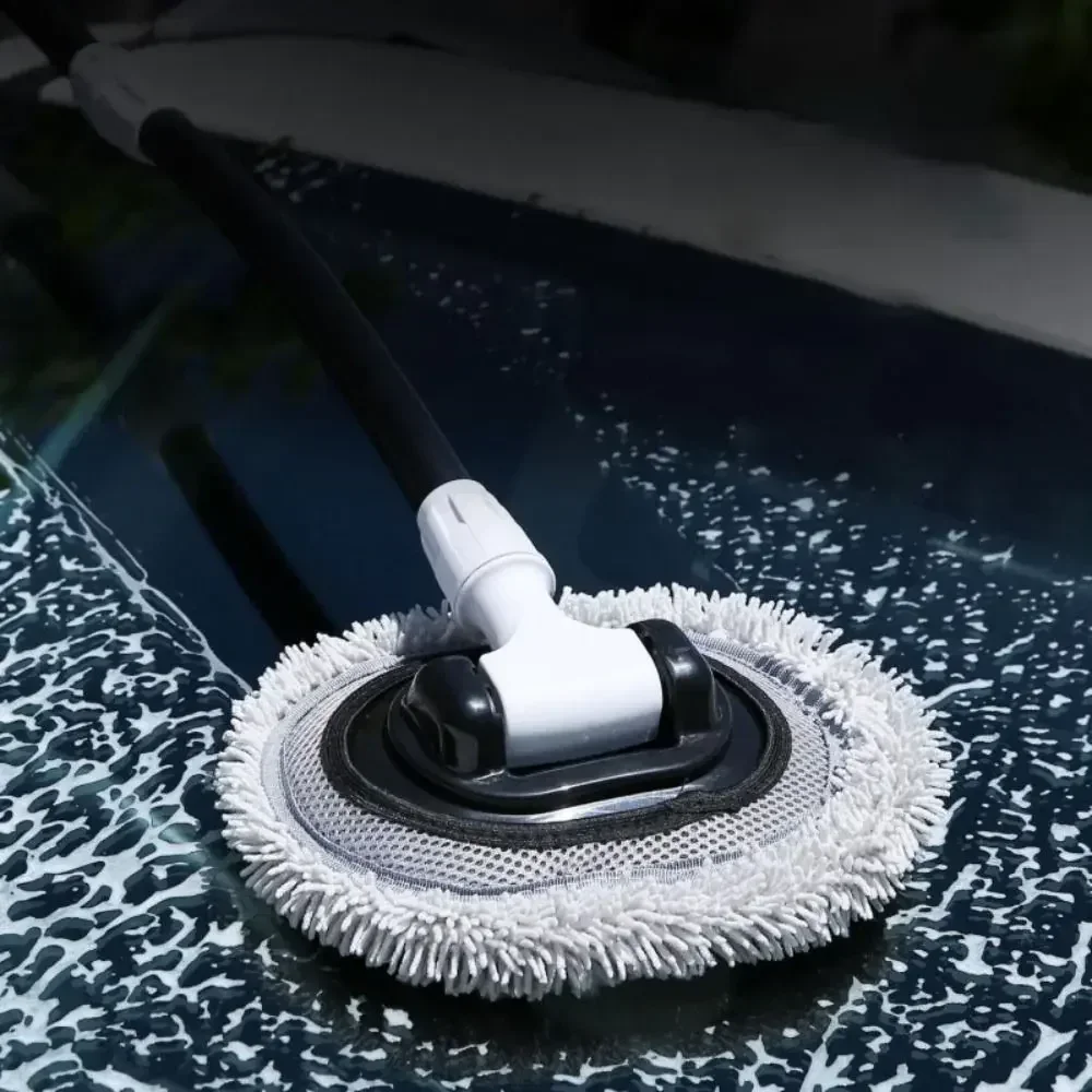 Car Cleaning Brush Car Washing Mop Scratch-Free Motorcycle Brushes With 3 Section Telescopic Rod Design Car Accessories Amagi