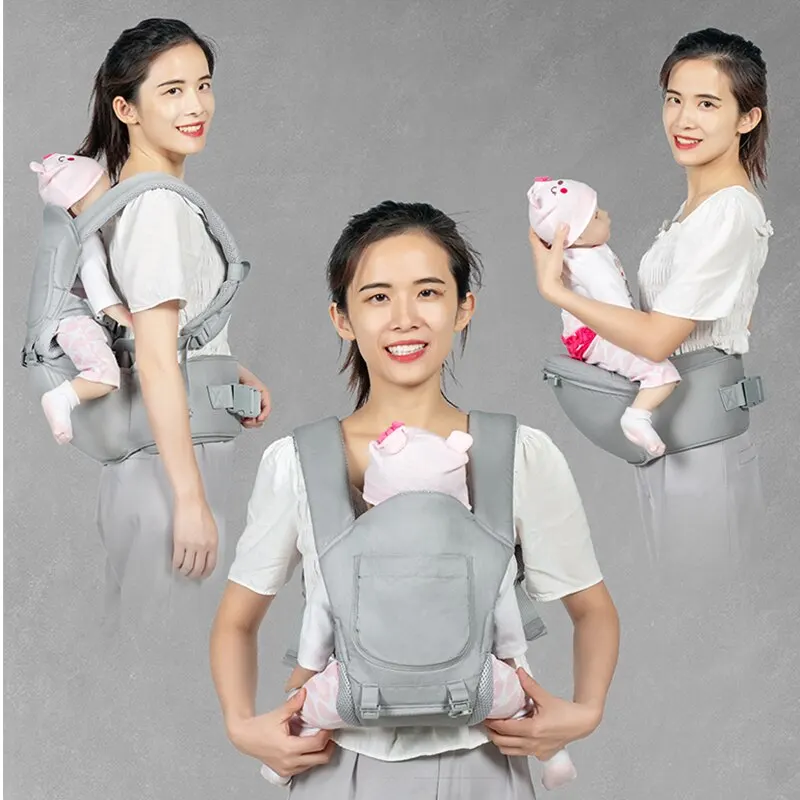 Newborn 0-36 Months Ergonomic Baby Carrier Baby Waist Seat Harness Comfortable And Durable Beautiful Baby Harness Lumbar Stool