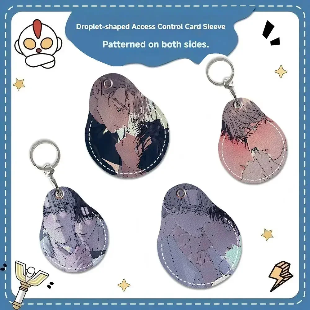 A-Aya-Takano Surreal-Vibrant Creative Cartoon Pattern Sensitive Access Card Protective Sleeve Keychain Fashion Decorative