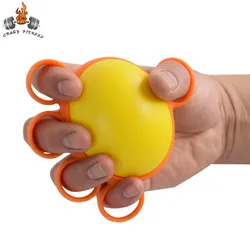 PU Finger Practice Ball Hand Therapy Grip Strengthener Muscle Relex Recovery Rehabilitation Equipment for Old Man Office Workers