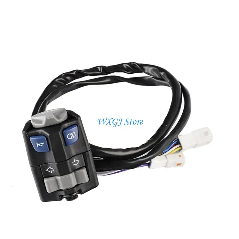 

37JE Multifunction Motorcycle Lighting Button Assembly Waterproof Turn Horn Control for EC250 EC300 EC250F EC350F