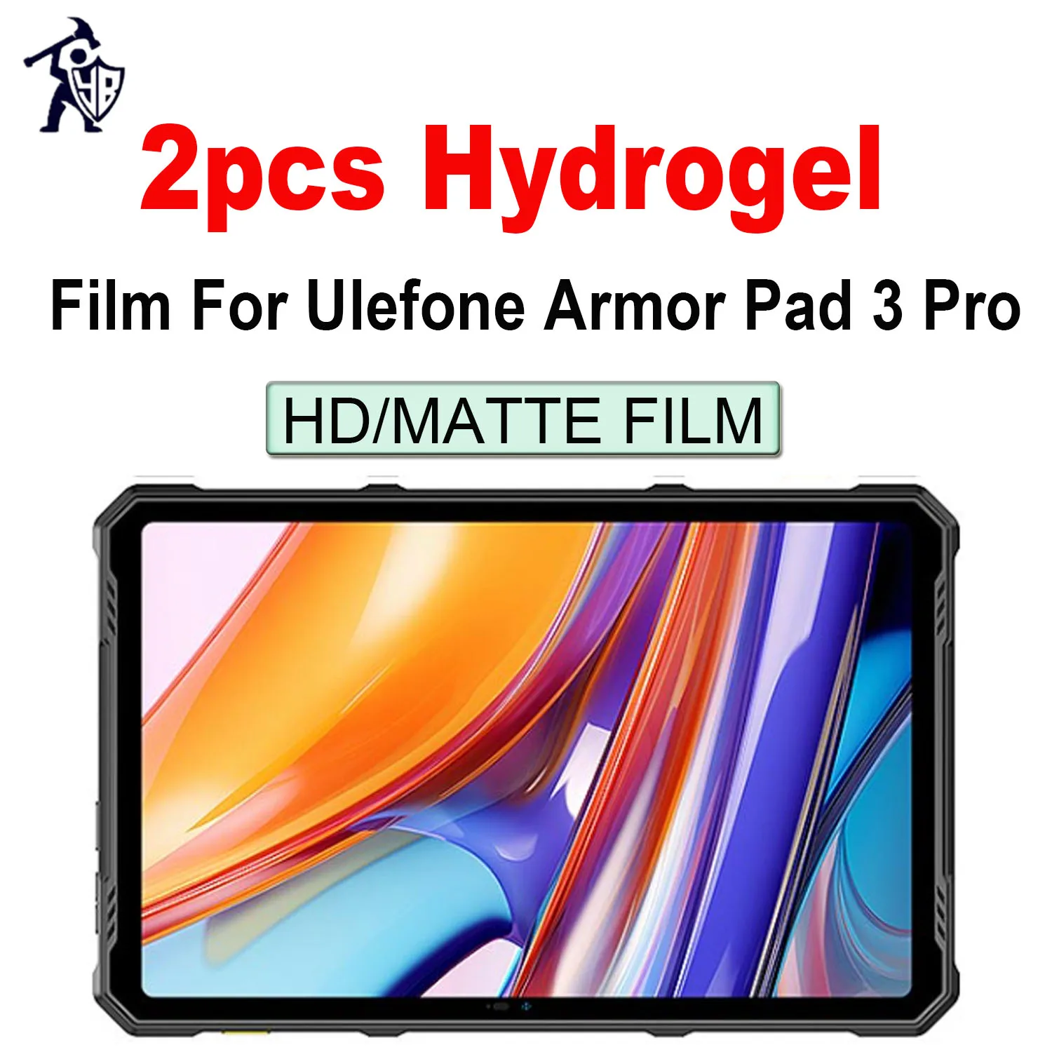 2 stks Tablet Screen Protectors Voor Ulefone Armor Pad 3 Pro HD Matte Anti Vingerafdrukken Volledige Cover Zachte Film Beschermende niet Glas