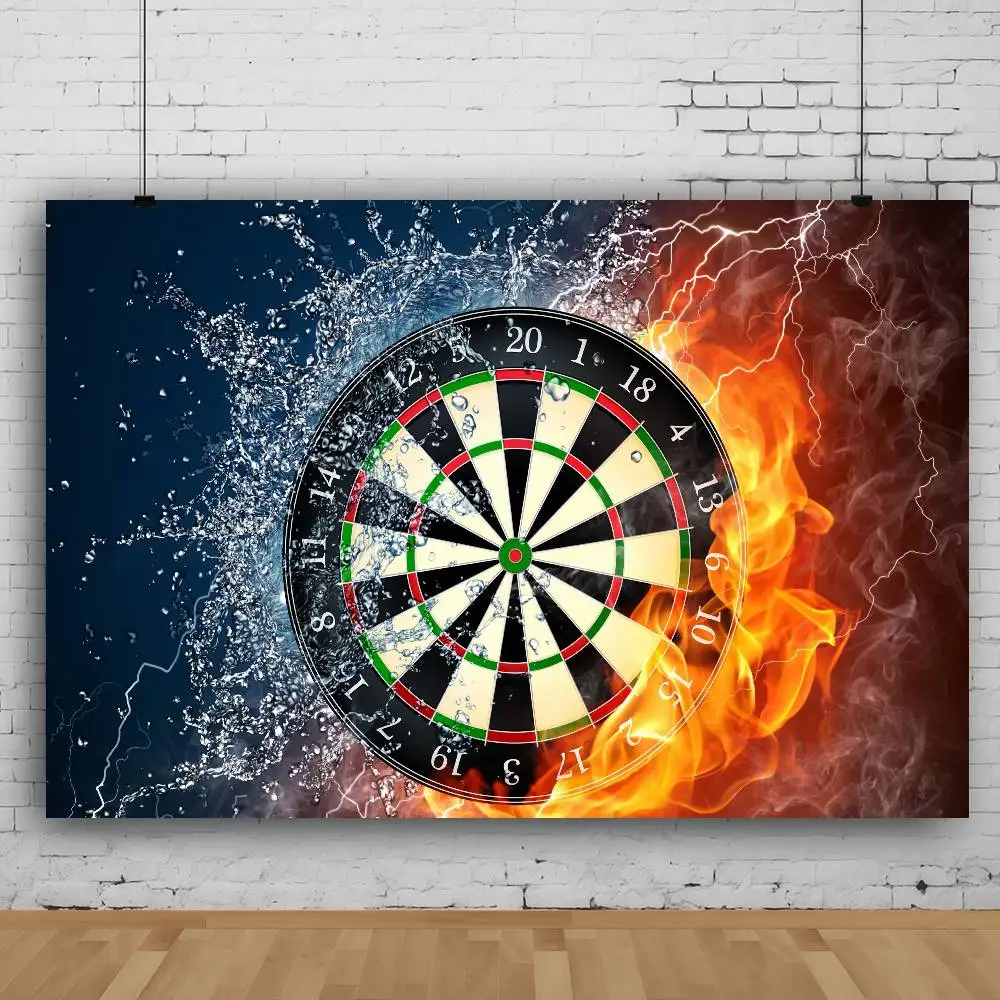 DARTS لوحة رمي السهم الهدف التصوير خلفية للتخصيص حفلة عيد ميلاد سعيد الديكور الأطفال صور خلفية الهدايا #2