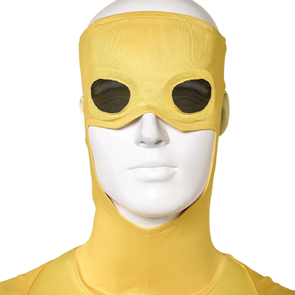 Cartoon Invincible Mark Grayson Yellow Bodysuit Clothes Disguise Clothes Hallowmas Party Uniform Carnival Role Play Suits