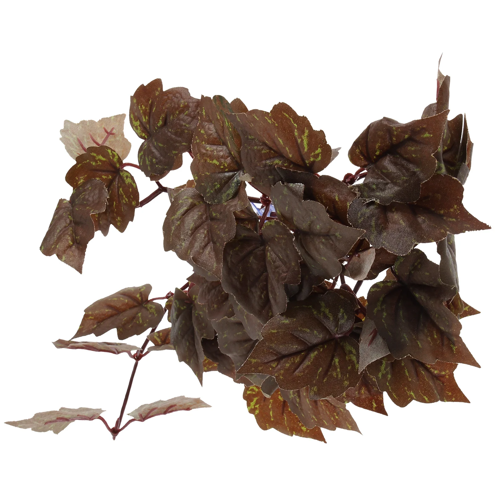 

Artificial Hanging Plants 23 Leaves Dual Color Suction Cup Plastic Reptile Terrarium Decor Aquarium Fish Tank Ornament Lifelike