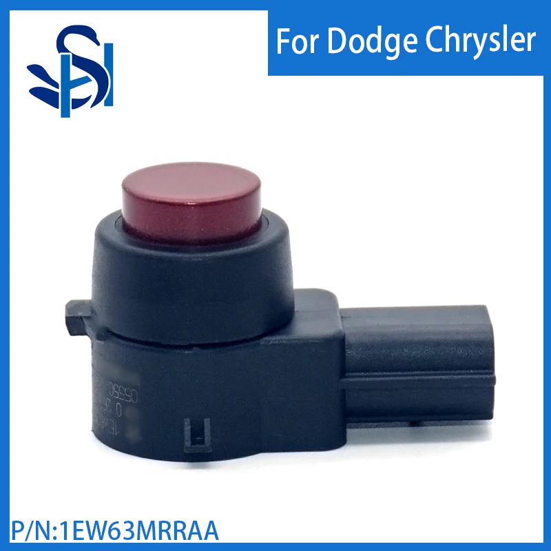 PDC Sensor de Estacionamento Radar Cor Vermelha para Dodge, Je Ep, Liberty 300, Gra Nd Che Rokee, 1EW63MRRA