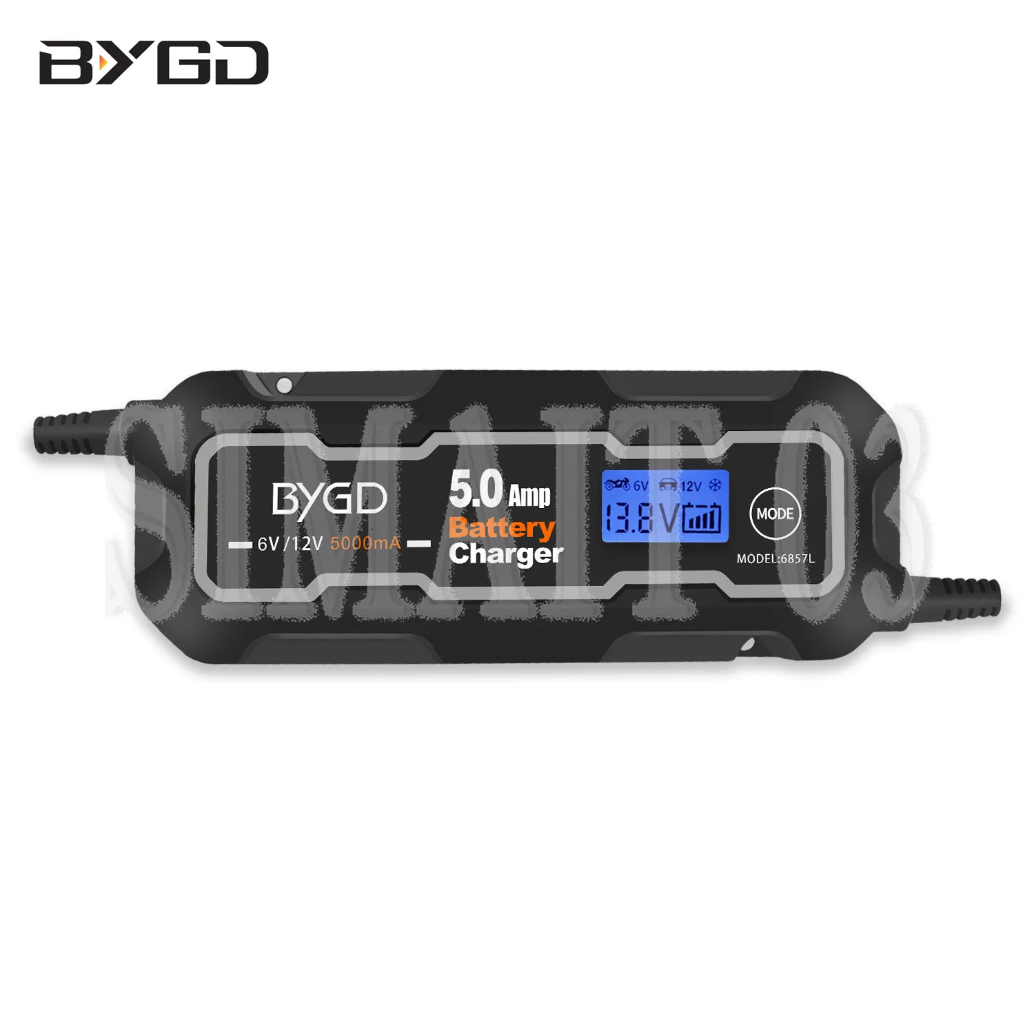

6V/12V 5A Smart Car Battery Charger | LCD Display Lead-Acid Automatic Maintainer | Pulse Repair for Motorcycle/Lawn Mower