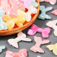 32mm Acrylic Jelly AB Bow Mixed Colors Handmade DIY for Jewelry Making Beaded Bracelets and Accessories