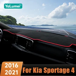 Car Dashboard Avoid Light Pad Instrument Platform Desk Cover Case Mat Carpets For Kia Sportage 4 2016 2017 2018 2019 2020 2021