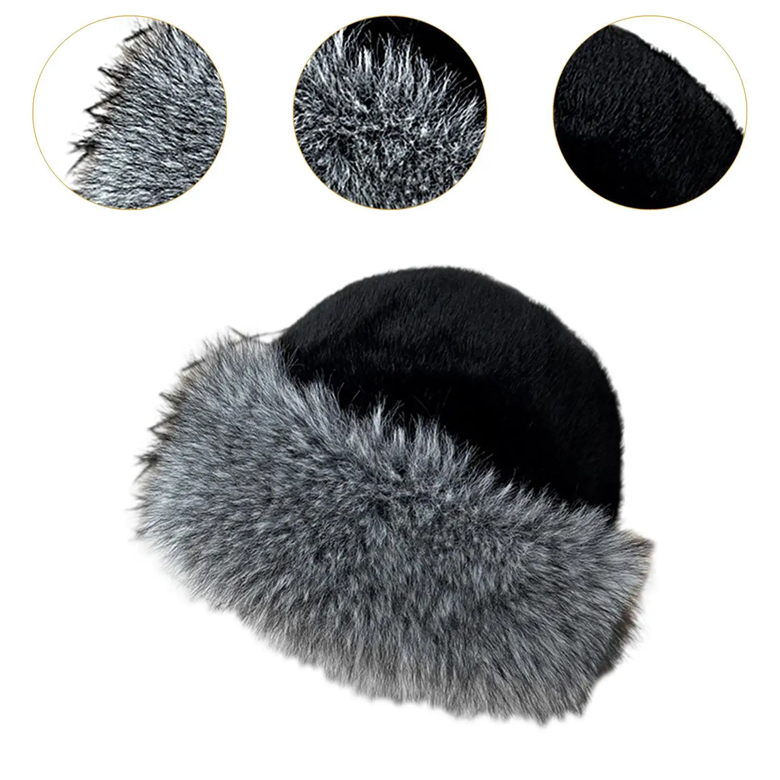 Warm Winter Hat for Women Faux Fur Lined Bucket Cap Windproof Fisherman Hat for Walking Travel Hiking Camping Snow Warm Winter Hat for Women Faux Fur Lined Bucket Cap Windproof Fisherman Hat for Walking Travel Hiking Camping Snow