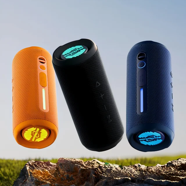 M6 30 Вт Высококачественный портативный сабвуфер Hopestar Динамик 360 °   Объемный звук IP67 Водонепроницаемый пылезащитный светодиод RGB 4000 мАч