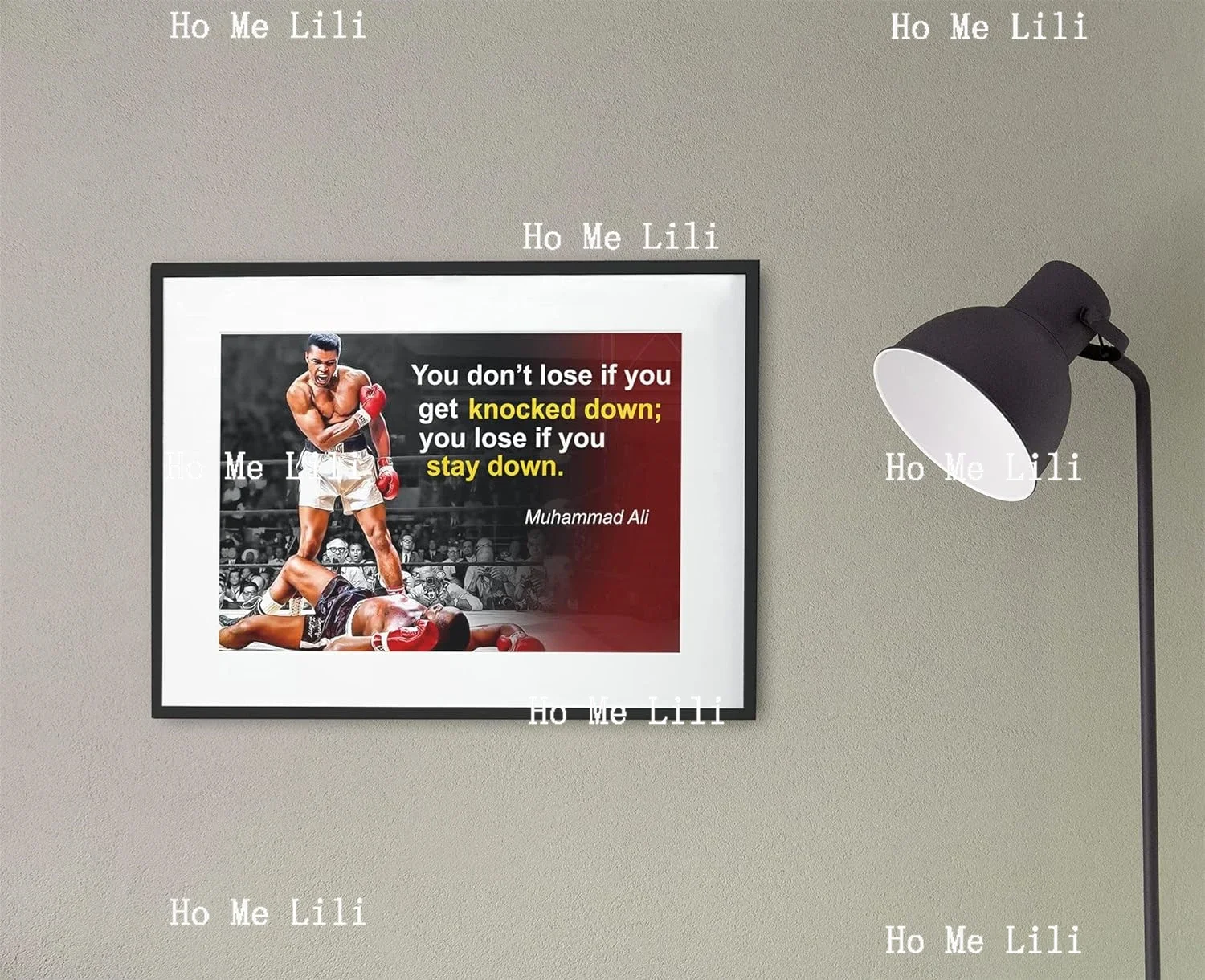 Boxing Black History Month Posters Sports Quotes Growth Mindset Decor Wall Art Oil Paintin Muhammad Ali Poster Quote