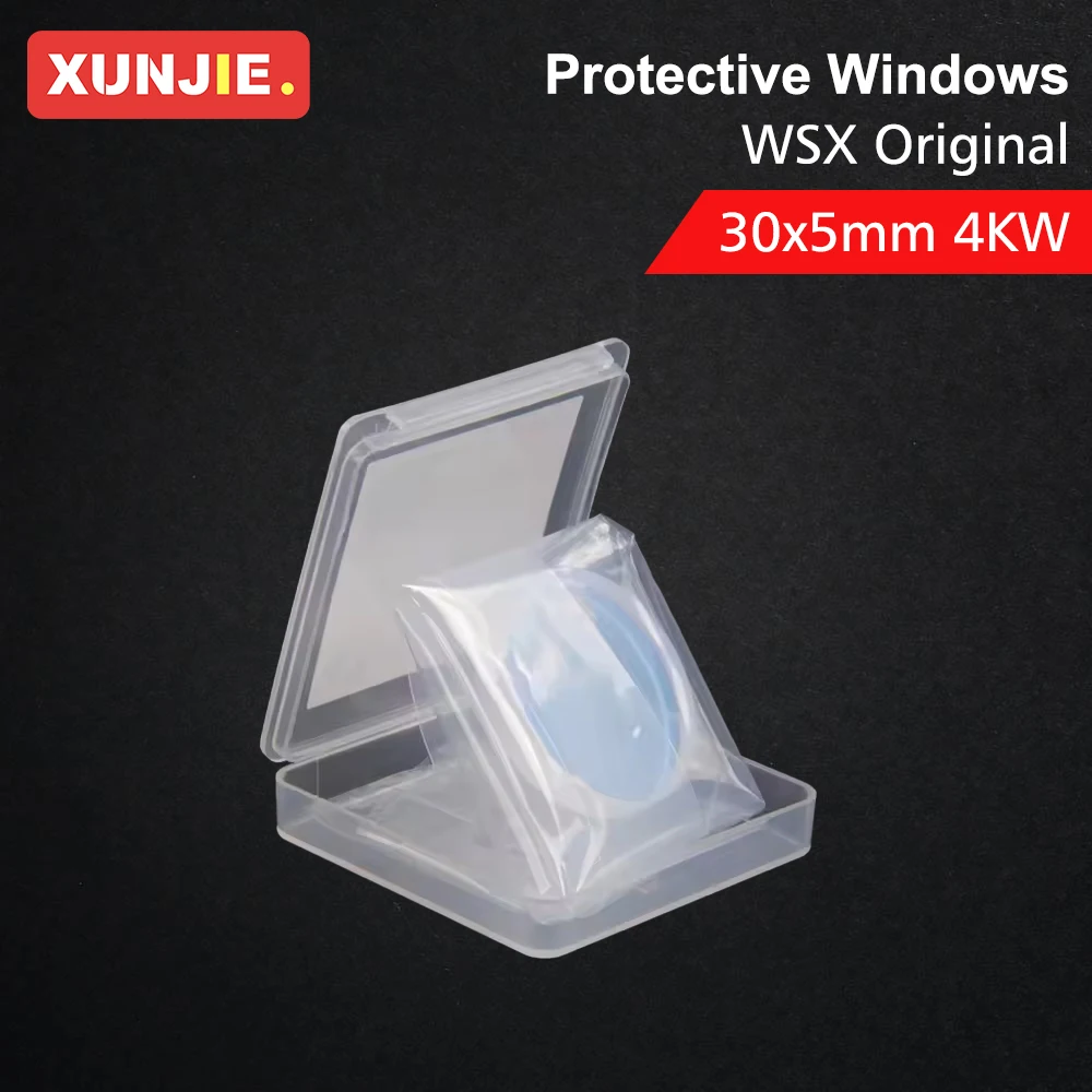 

10 шт./лот WSX оригинальные волоконные лазерные защитные окна 30*5 мм 4 кВт оптические линзы защитные линзы для WSX NC30 Raytools Ospri laser