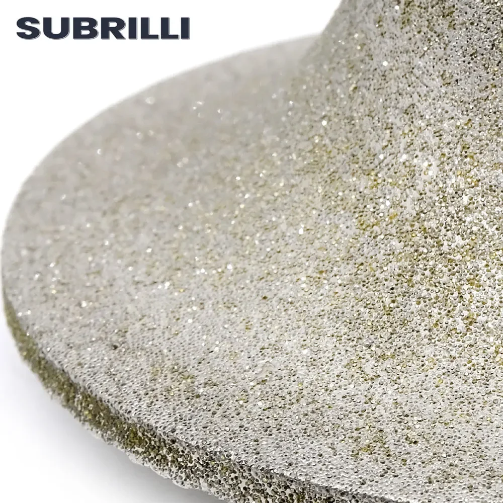 SUBRILLI B30 Demi Bullnose Diamond Router Bit Electroplated Diamond Profile Wheel For Edge Profiling Machine Hand Held Router