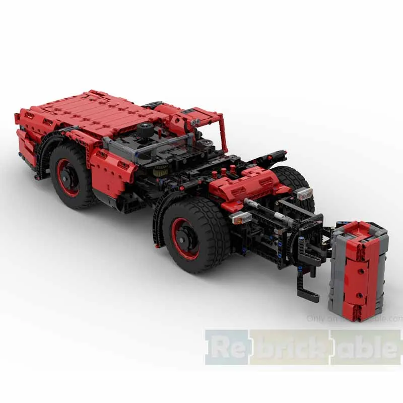 MOC-271037 New Landmine Loader Building Block Model with 1849 Parts, MOC Creative Toy for Boys, Children's Christmas Gift