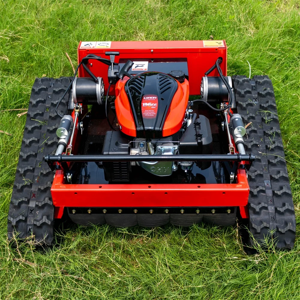 

Hot Sale Farm Use Small Grass Cutter Robotic Lawn Mower Agriculture Cordless Crawler Remote Control Lawn Mowers