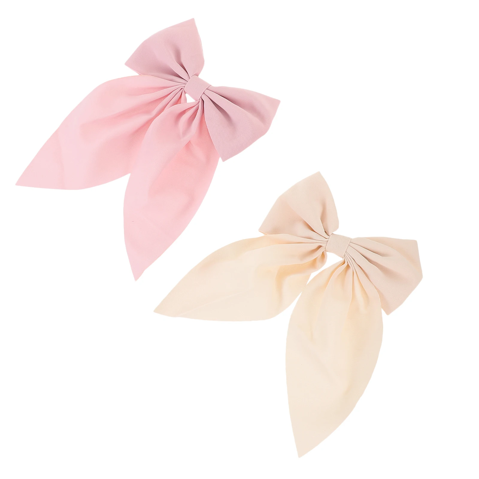 

2Pcs Large Bow Hair Clips Sturdy Structure Not Easy to Fade Deform Or Break Bow Clip for Girl Hair Ribbons for Girl
