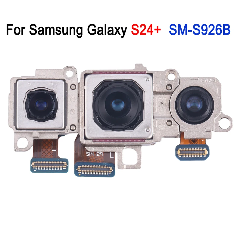 Zestaw tylnej kamery do Samsung Galaxy S24 SM-S921B / Galaxy S24 Plus SM-S926B, zamiennik kamery tylnej (makro, tele, szerokokątna) — zdjęcie produktu 3