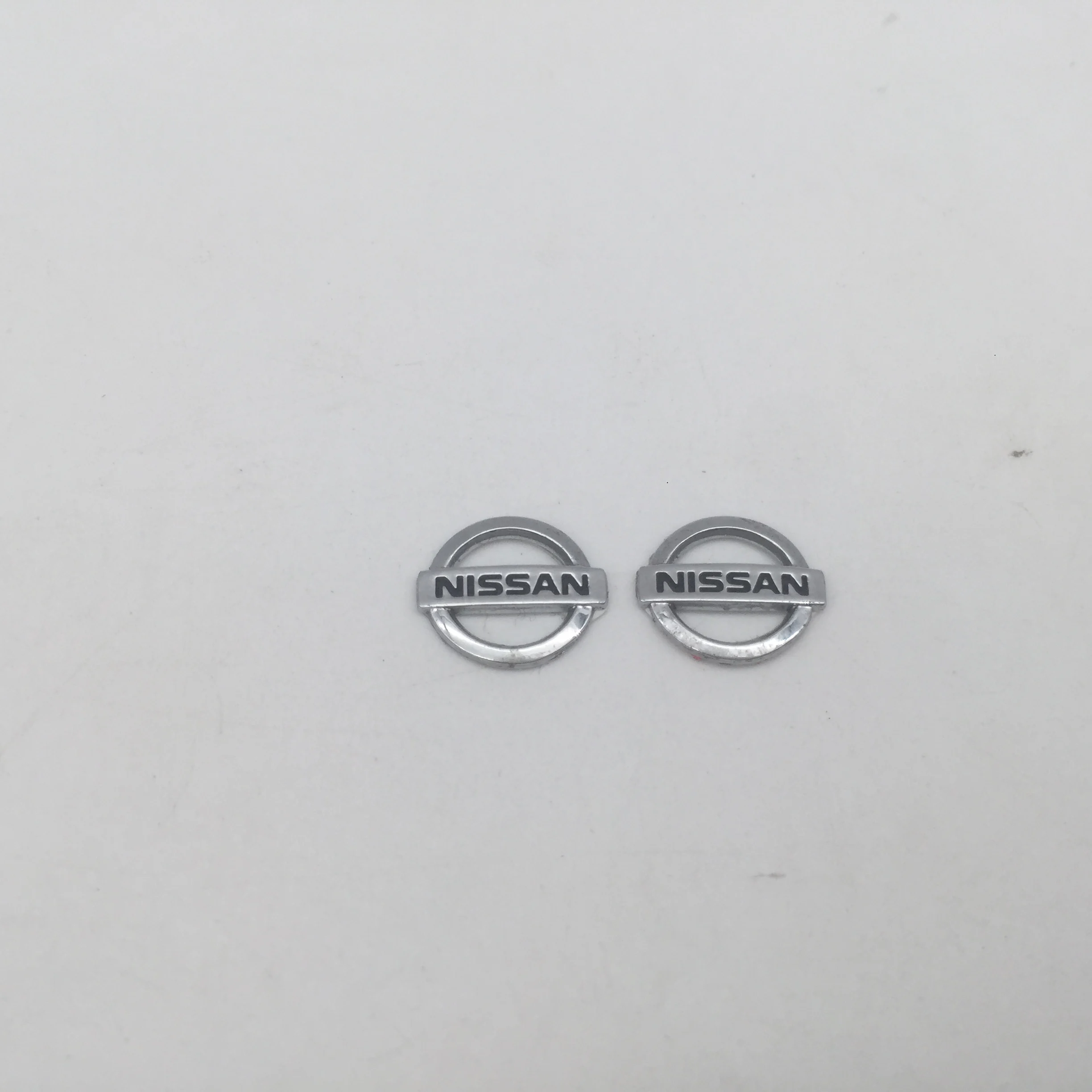 2pcs 5pcs 10pcs 14mm 13mm 3D car key fob case Badge button Badge logo straight folding remote Keychain Replacement Sticker view 5