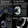 2025New 건강 전문가 스마트 워치 혈압 혈액 지질 요산 ECG+PPG 체온 블루투스 통화 건강 Smartwatch 4