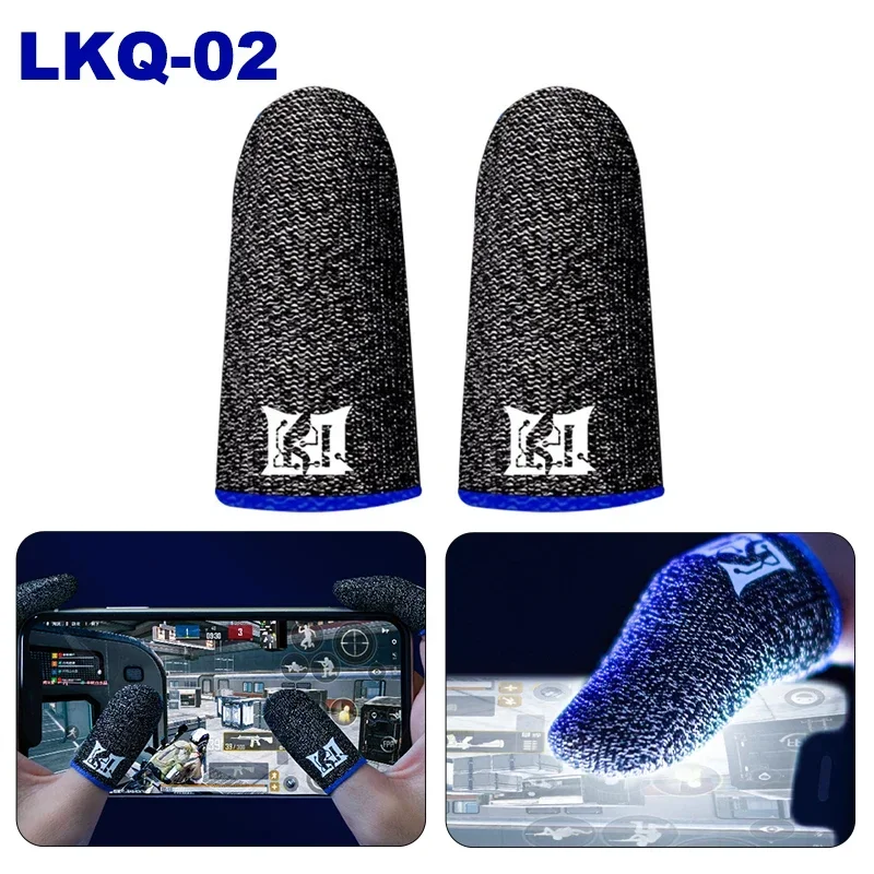 1/3/5pcs Mobile Game Fingertip Gloves For PUBG Sweatproof Anti-slip Touch Screen Finger Sleeve Breathable Gaming Finger Cover