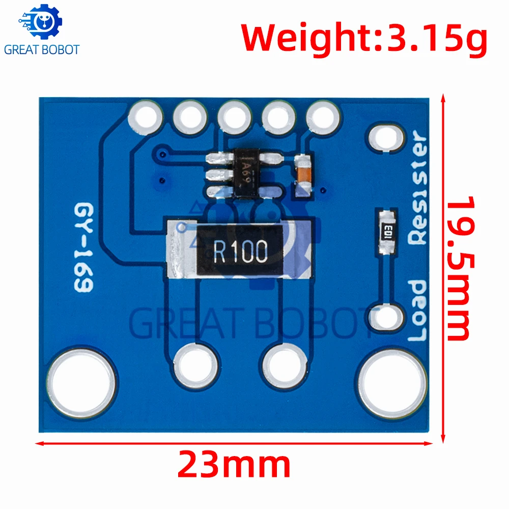 GY‑169 High‑Resolution Current Sensor Module, INA169 Analog Converter for Arduino