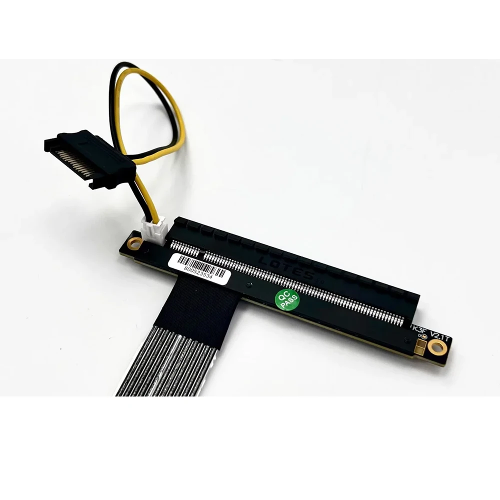 ADT-LINK M.2 NGFF NVMe إلى PCIe 5.0 x16 كابل الناهض يدعم STX Nvidia/AMD GPU بطاقات تمديد Gen5 M.2 Ultra SSD M-key Slot