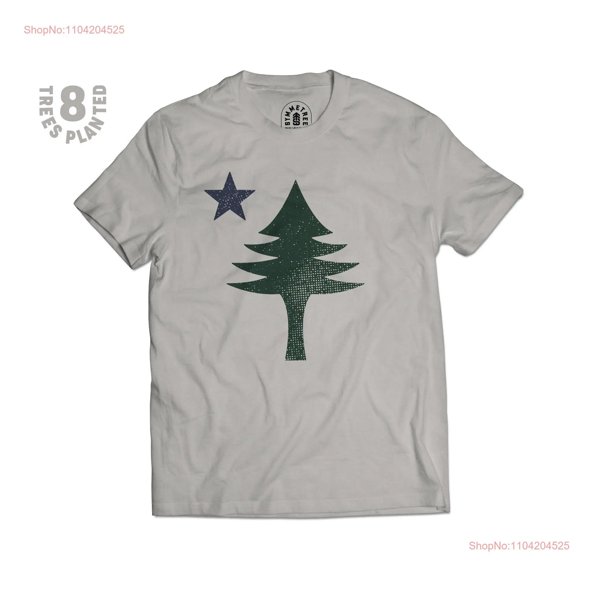 Футболка с флагом Мейн Old Camden Portland 1901, длинные или короткие рукава