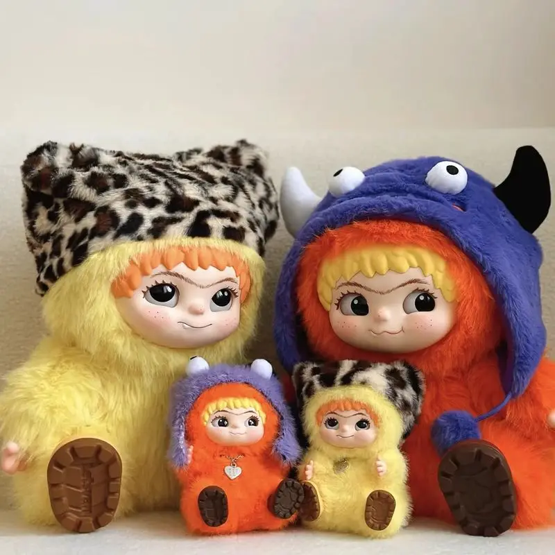 

37cm Wakuku Doll Fuzzy Trendy Fun Party Series Blind Box Big Vinyl Doll Cute Models Ornament Collection Toy Surprise Gift