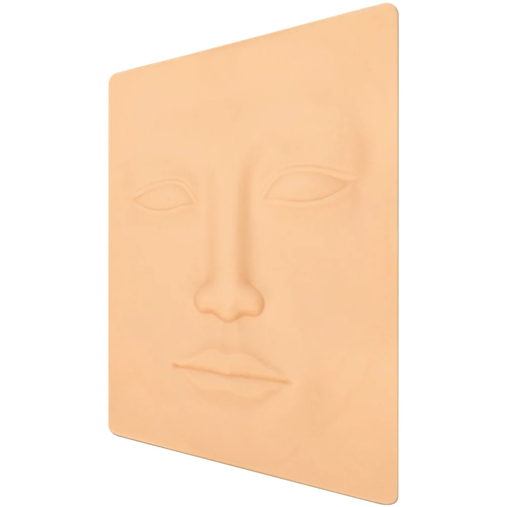 

Silicone Embroidered Tattoos Practice Skin Face Smooth Realistic Surface Eyebrow Tattooing Training Makeup Practice Salon Use