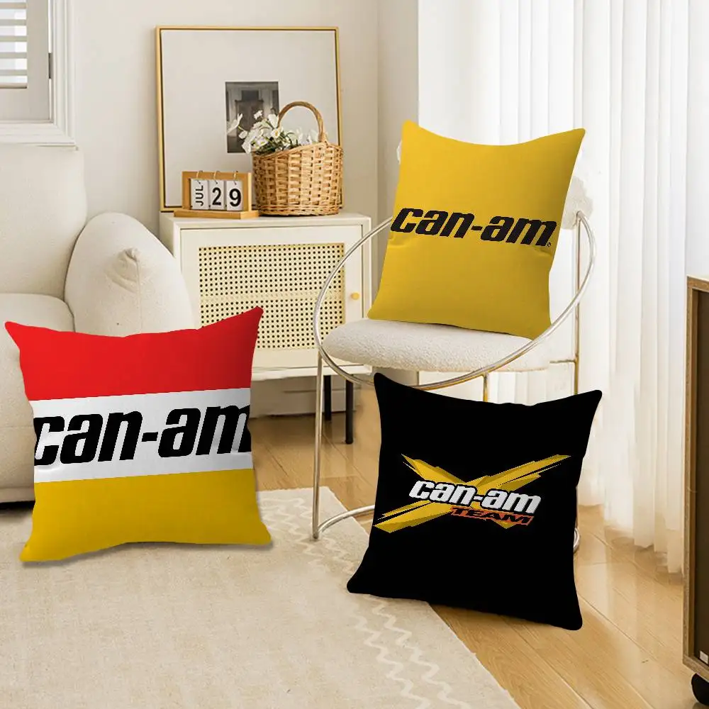 Can-Am Spyder Logo Cushion Cover Inches Farmhouse Decor Home Throw Pillow Covers for Couch Decorations