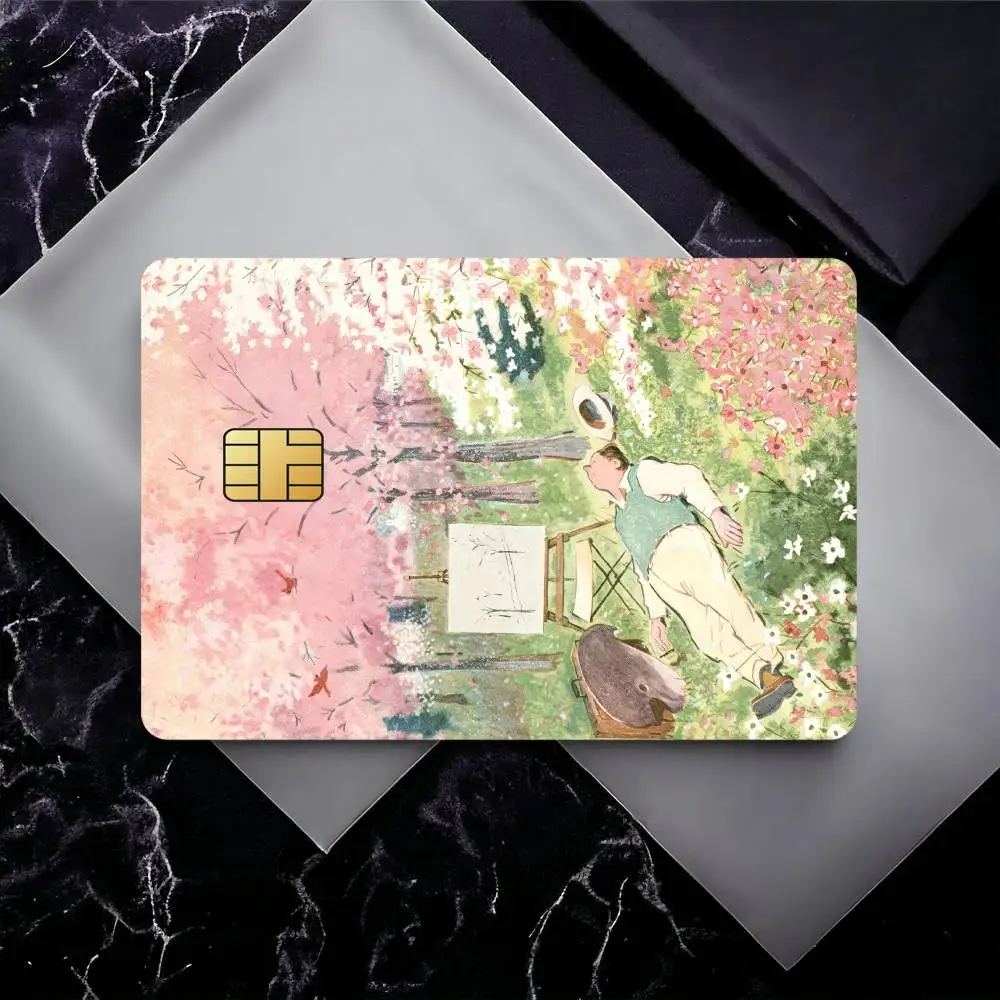 T-The New Yorker Credit Card Skin Stickers for Bank Card Bus Metro Card Sticker Waterproof Gift