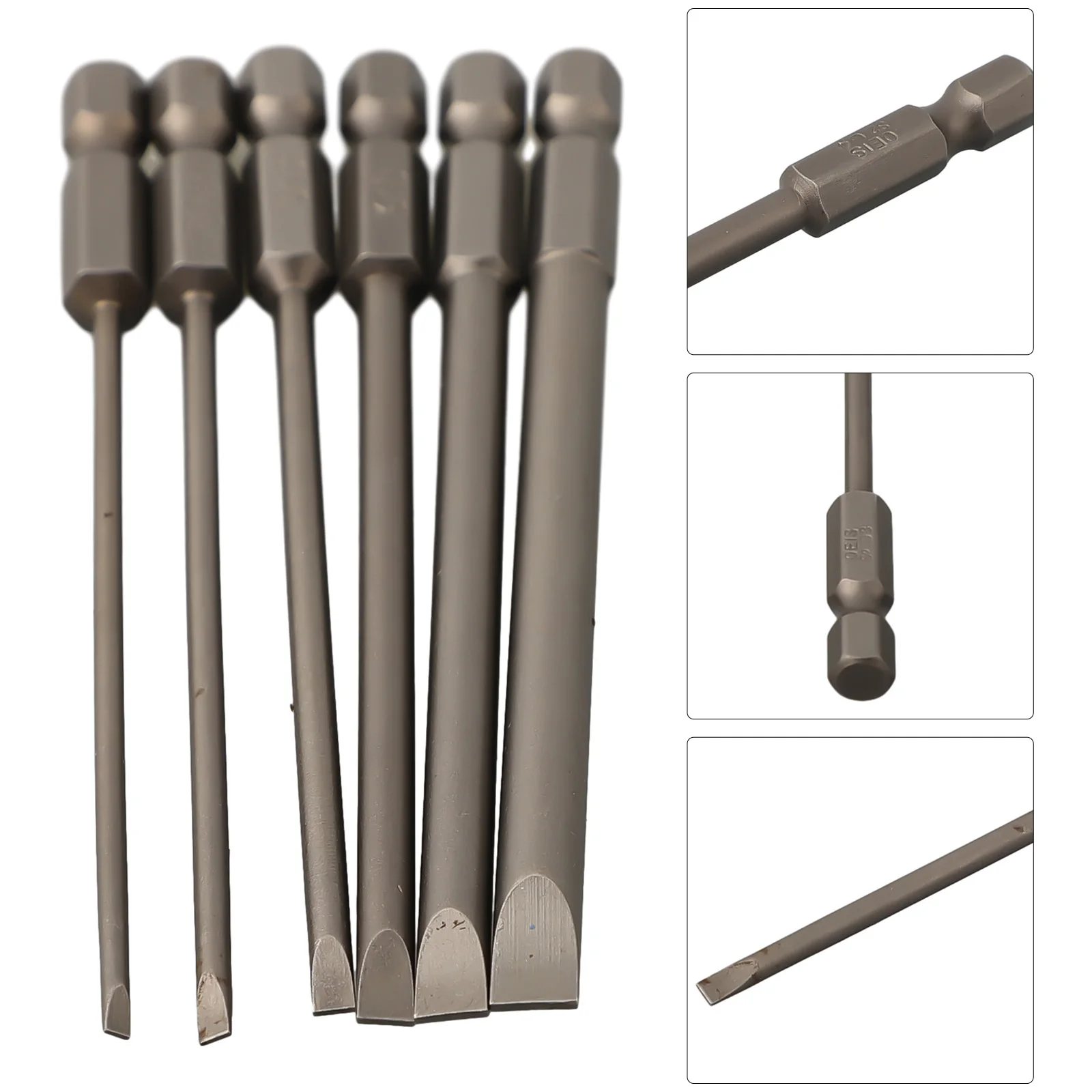 

Functional Home Screwdriver Bits Tools Smooth Waterproof 100mm Alloy Steel Convenient Cross Hand Drill Hardness