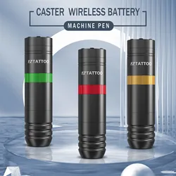 EZ Caster Wireless Cartridge Tattoo Machine Pen Rotaty Battery Pen with Portable Power Pack 1500mAh LED Digital Display