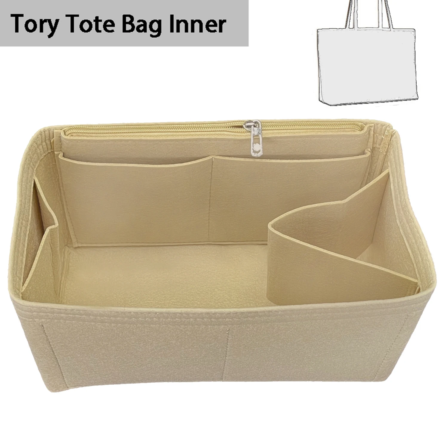 banbeln Tory Tote Bag Organiser Organizer Insert for Backpack Tote Large Inner Bag In Bag YMX227