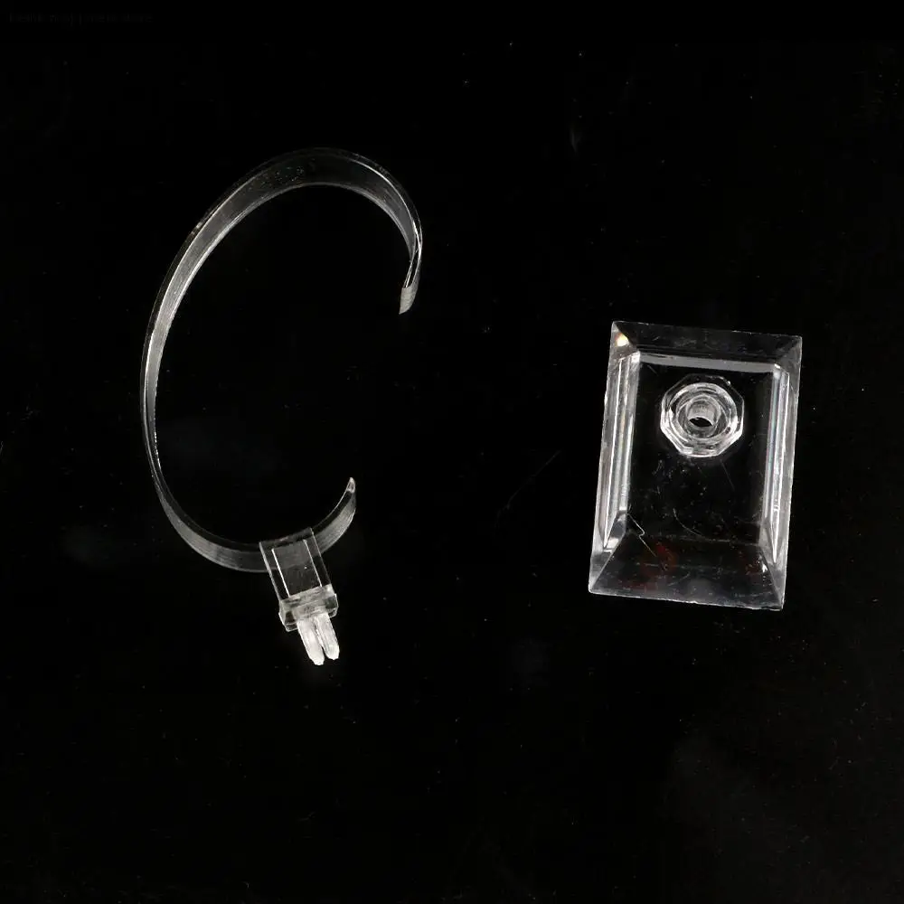Transparent Watch Display Racks Jewelry Rack C-Ring Watch Holder Stand Plastic Clear Watch Display Holder Shop Counter
