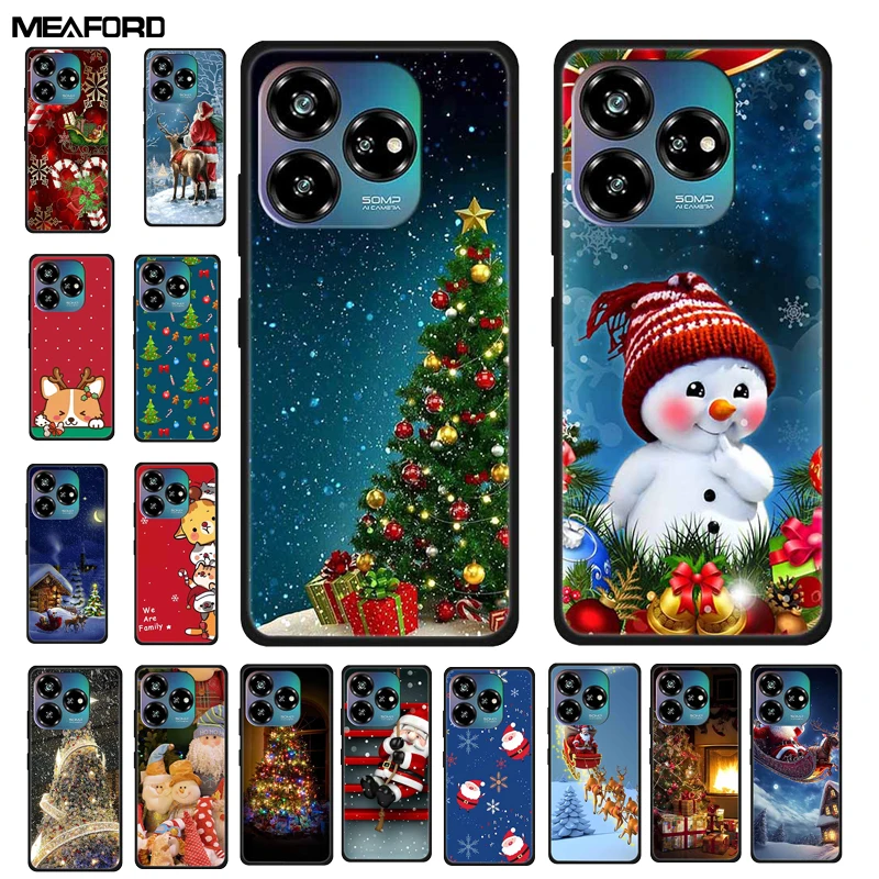 Christmas Lovely Cover For ZTE Axon 60 Lite Case  Axon60 50 40 Lite Pro Ultra 30 Soft Silicone TPU Phone Case For ZTE Axon 60 4G