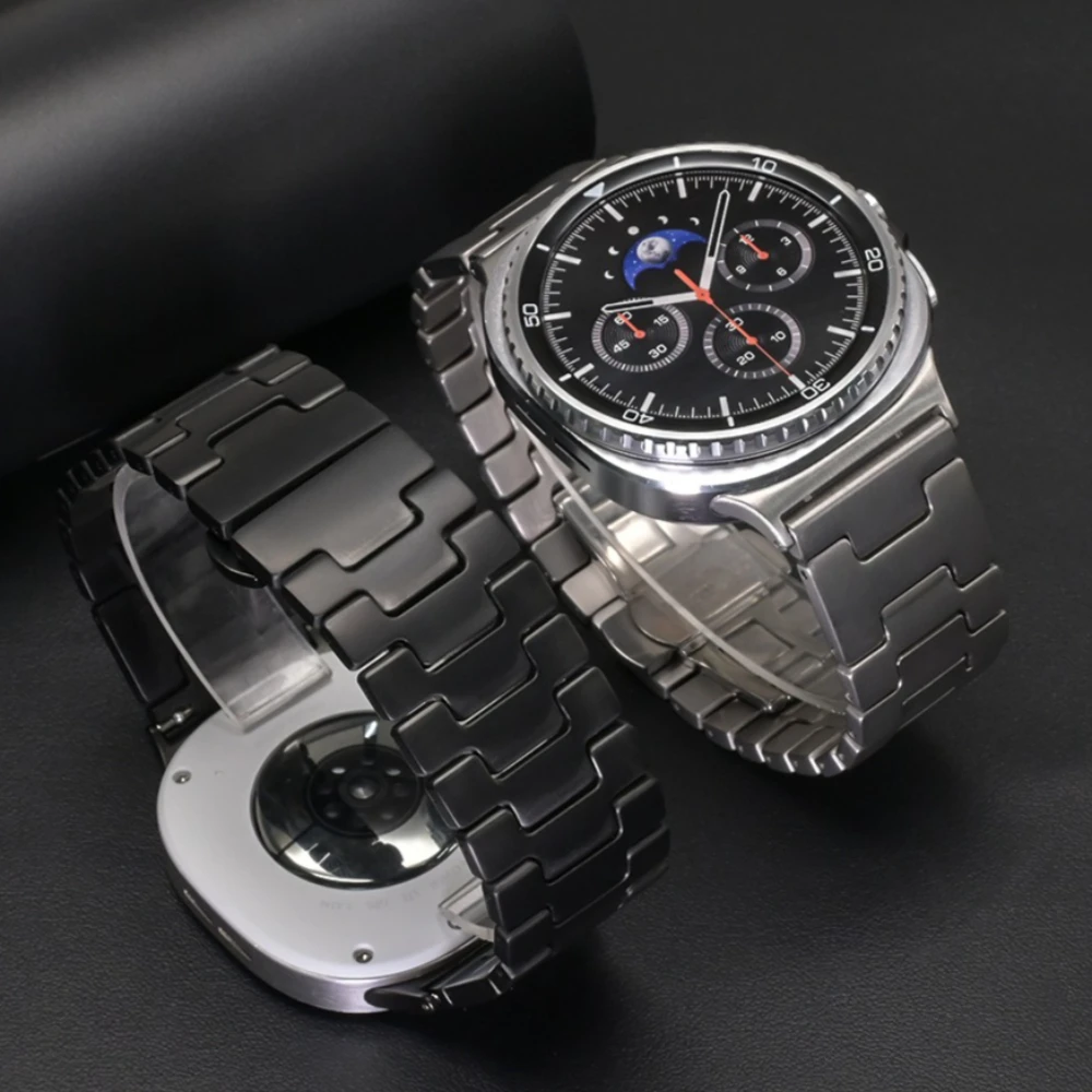 

Роскошный титановый ремешок для Samsung Galaxy Watch Ultra 2025 47 мм 8 40 мм 44 мм 8 Classic 46 мм Металлический ремешок для Galaxy Ultra 2024 47 мм