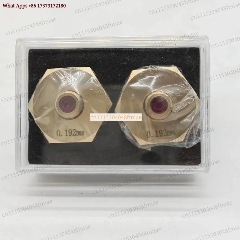 2PCS EDM Molybdenum Ruby Guide Ø0.192mm Ø0.195mm for Medium Speed Wire Cutting Machine Parts