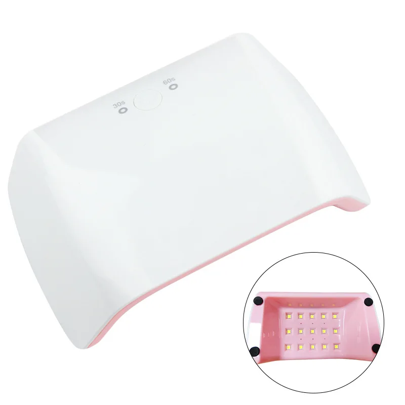 Nail Dryer MINI 30W USB UV LED Lamp Nail Art Manicure Tools Square Shape Design Portable Nail Drying Curing Light for Gel Polish