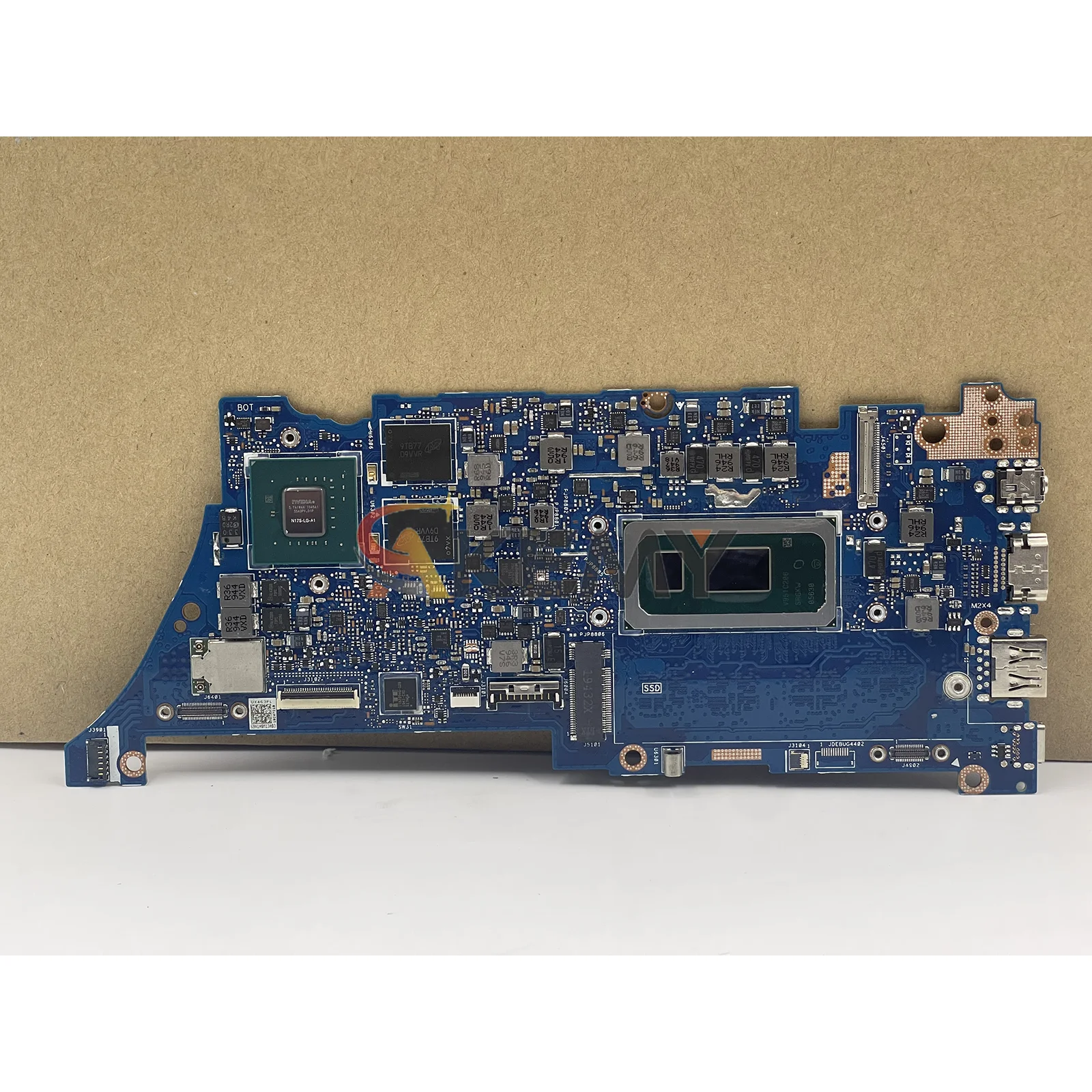Placa-mãe para laptop UX334FL, placa principal para ASUS ZenBook UX334F U3600F UX463FL U4600F UX334FL com 10a geração I3 i5 i7 100% testes OK