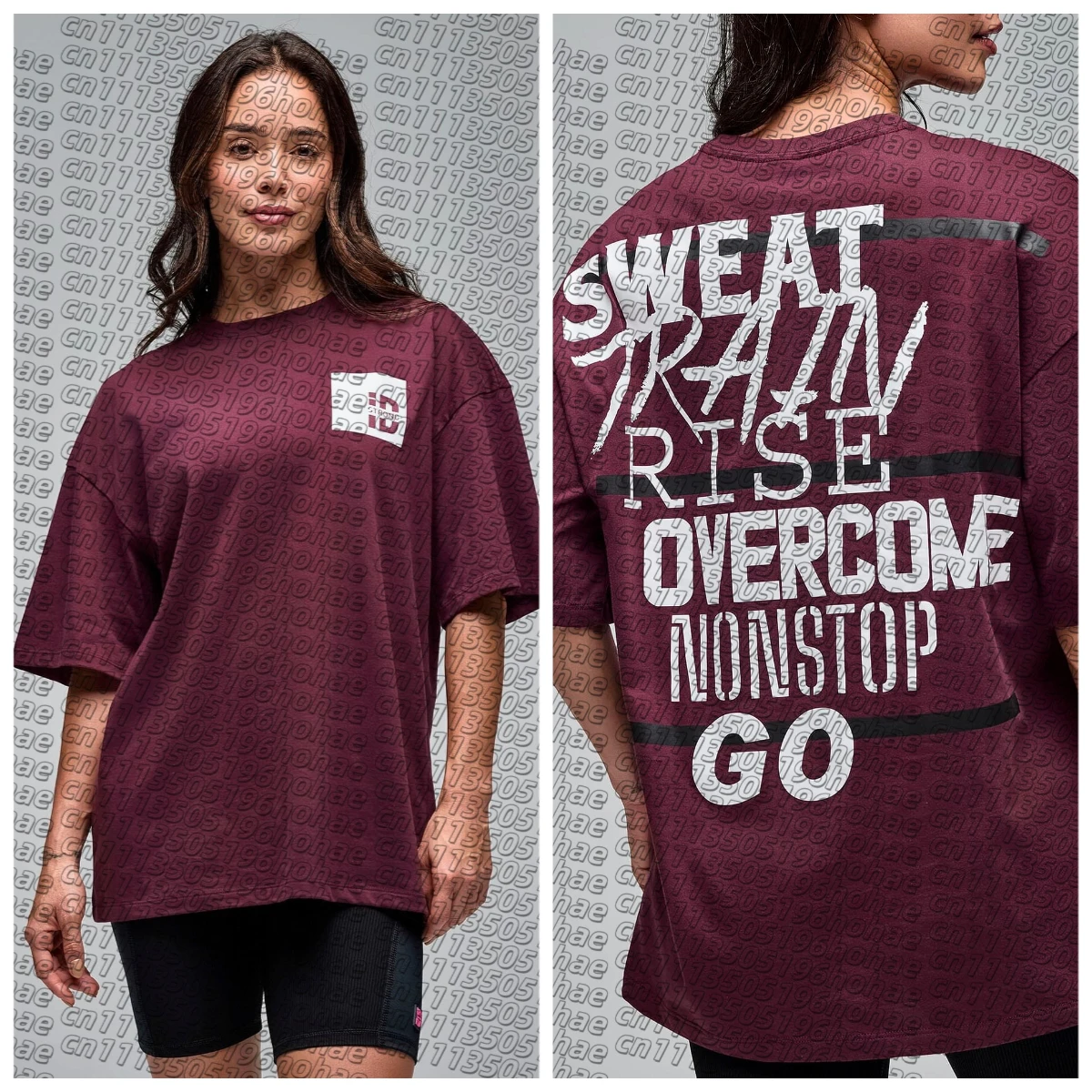 

Summer Latest Graduation Commemorative ZW Dance Yoga Training Children/Adults Aerobic Fitness Loose Quick Drying Short Sleeves