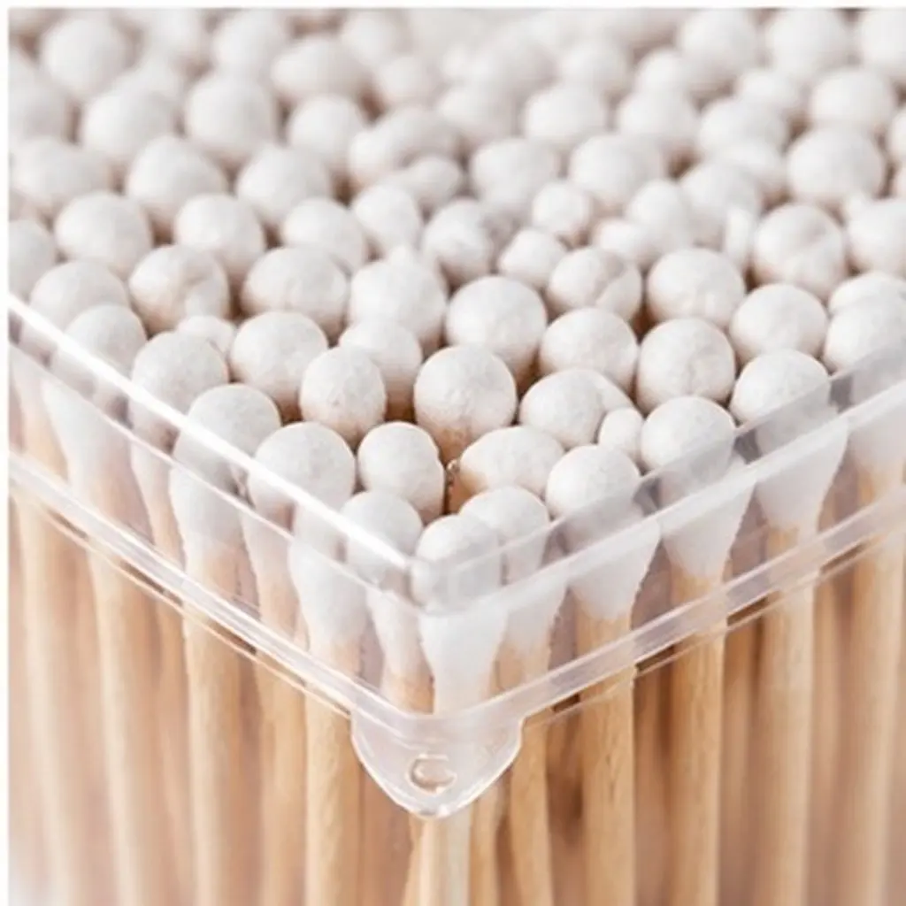 8 Boxes Disposable Makeup Cotton Swabs Small Eyelash Cleaning Sticks Cotton Swab Swabs for Eyeliner Makeup Cleaning