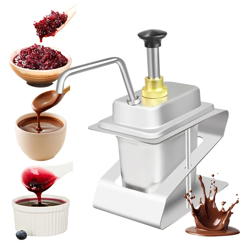 Botella exprimidora portátil, máquina dispensadora de salsa, mantequilla de maní, Chocolate, tomate, mermelada, Pizza, bomba dispensadora de salsa de Chile dulce