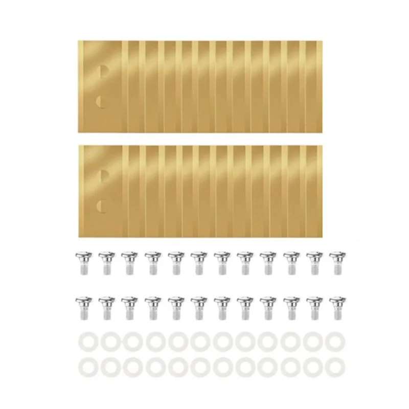 

A50I 24 Pcs Replacement Blades For Mammotion Luba & Yuka All Series Replacement Robotic Lawnmower Blades