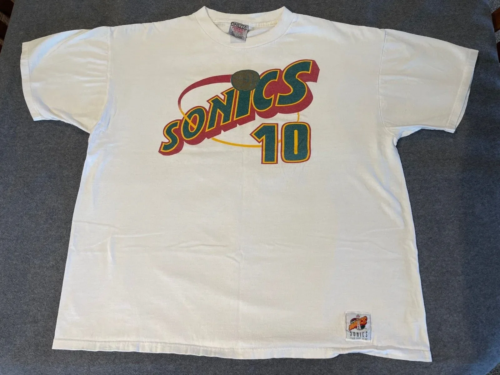Sonics McMillan 10 Camiseta vintage XL preactable
