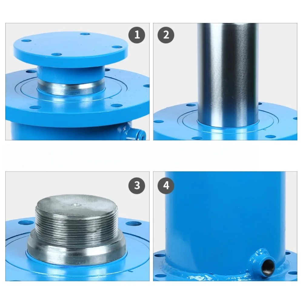 مجموعة أسطوانة هيدروليكية ثنائية الاتجاه للخدمة الشاقة 10T #2