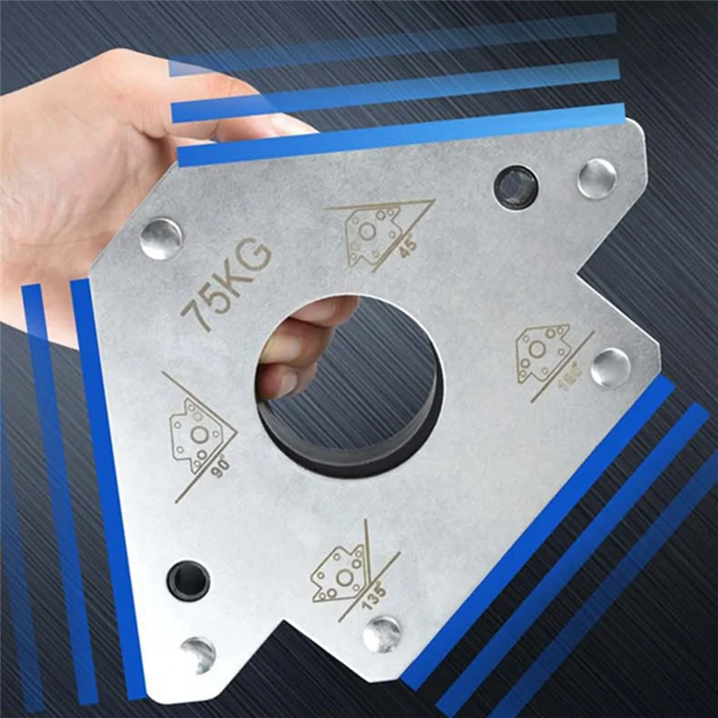 

AB47-Электрические сварочные вспомогательные инструменты Магнитный сварочный позиционер Электросварочный железный поглощающий прямоугольный магнит Прочный 75